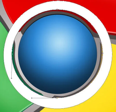 PS制作Google Chrome浏览器Logo图标(24)