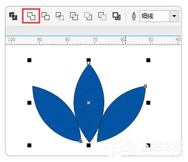 cdr如何绘制阿迪logo？cdr绘制阿迪logo的方法步骤