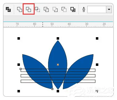 cdr如何绘制阿迪logo？cdr绘制阿迪logo的方法步骤