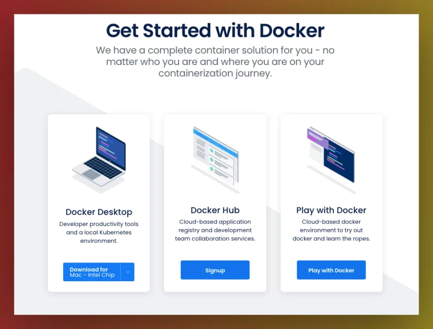 Docker安装登陆页面