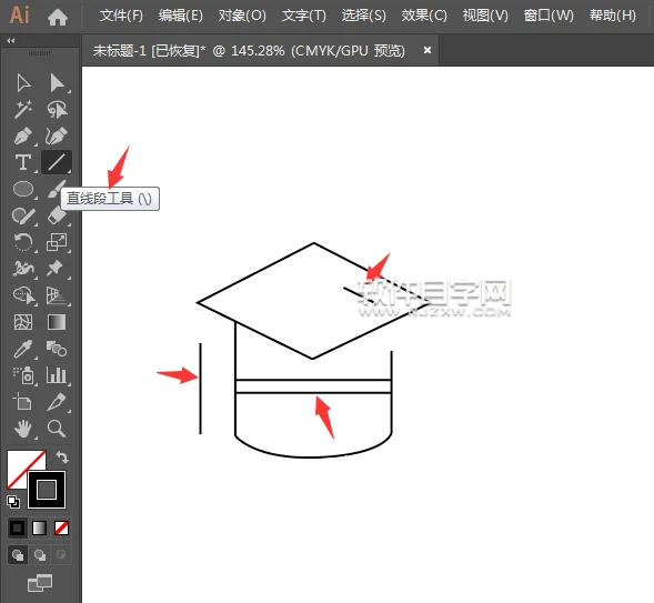 ai如何设计教育logo图标