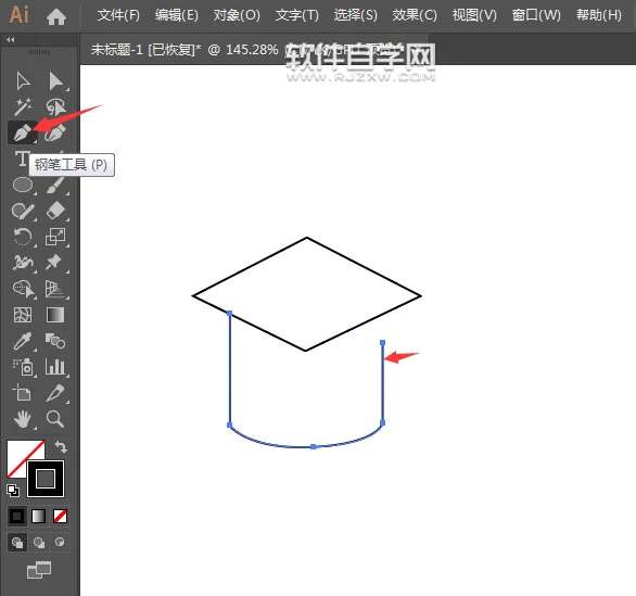 ai如何设计教育logo图标