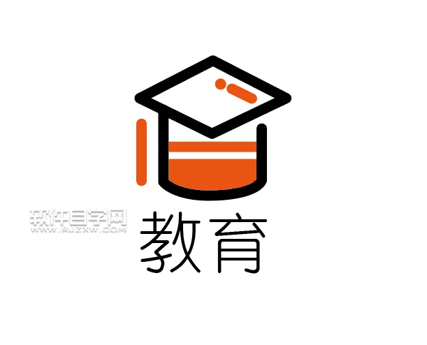 ai如何设计教育logo图标