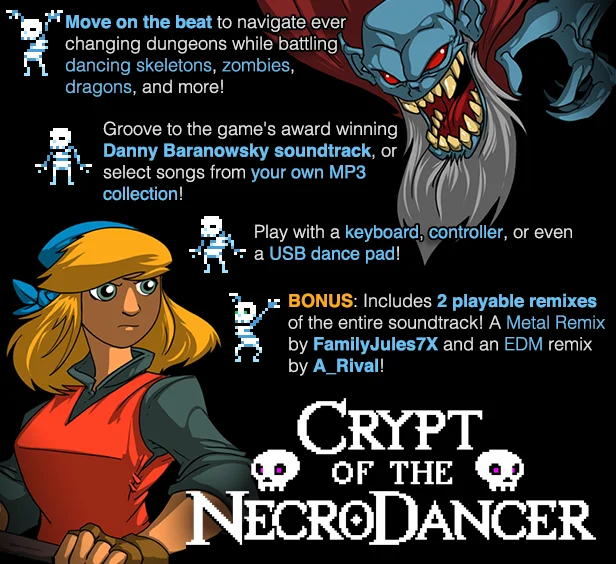 节奏地牢 Crypt of the NecroDancer V3.4.1.b3666+DLC 最新中文学习版 GOG安装版插图2