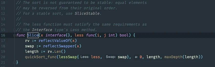 Golang 按字符串长度对 slice 排序