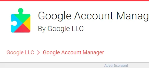 Google Account Manager