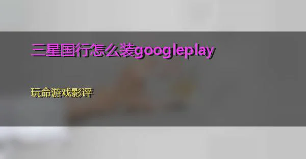 三星国行怎么装googleplay的相关图片