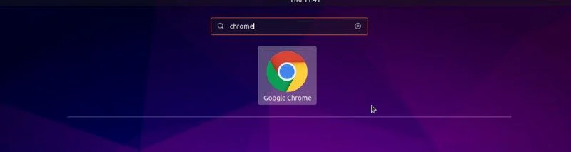 Google Chrome in Ubuntu 18