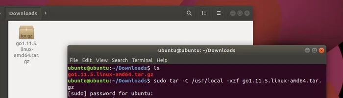 ubuntu 安装并配置golang