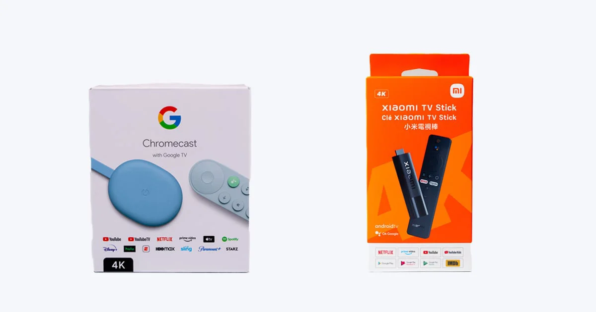 小米電視棒 4K 與 Chromecast with Google TV 第4代該怎麼選？