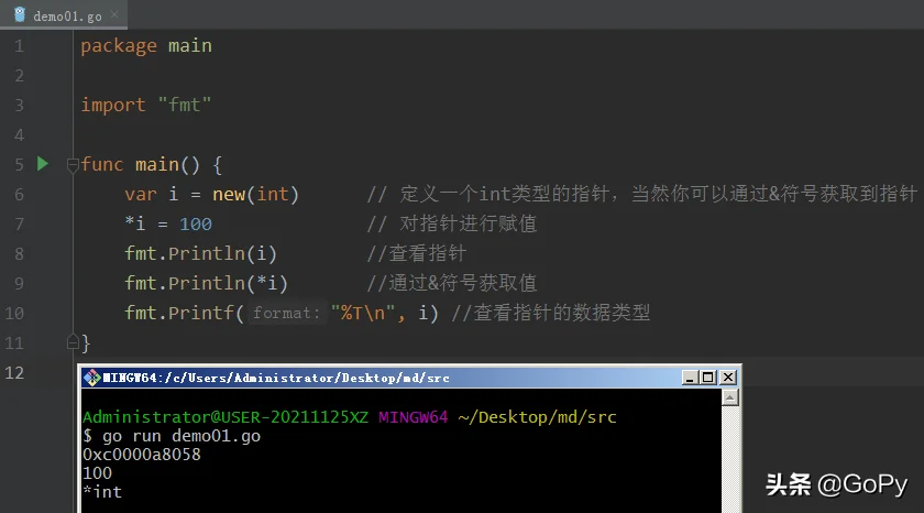 Go语言编程从入门到精通，变量、指针、常量