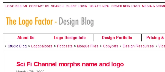 the logo factor - screen shot.