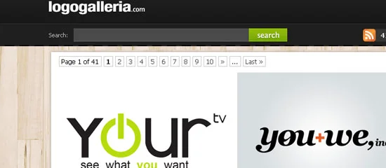 logo galleria - screen shot.