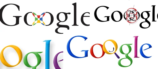 how google got its colorful logo screen shot.