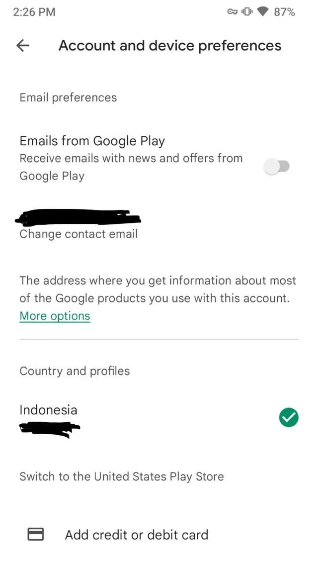 如何注册指定地区 Google Play 账号